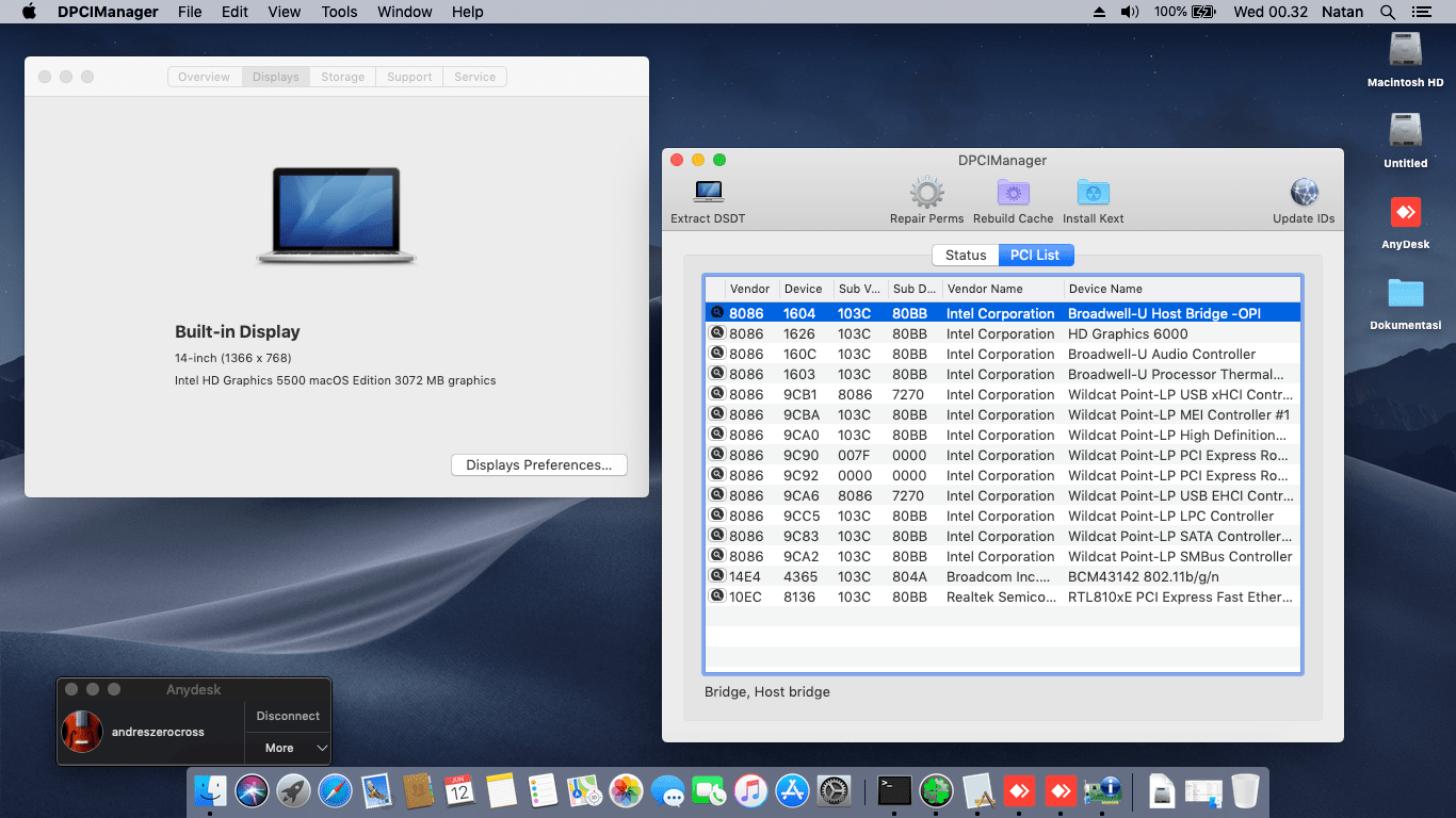 HP 14 AC156TU [Intel HD 5500] 2